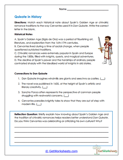 Historical Context Worksheet