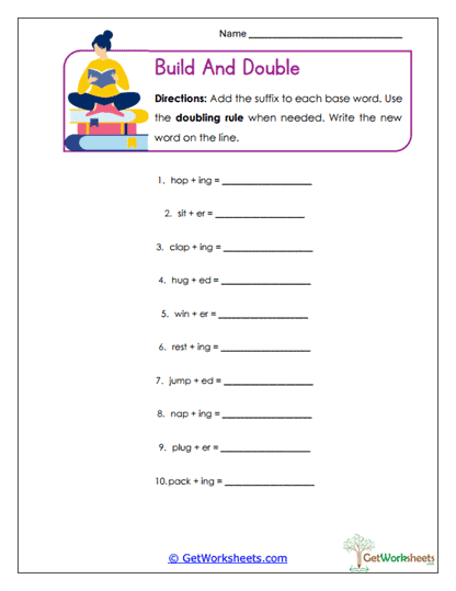 Build and Double Worksheet