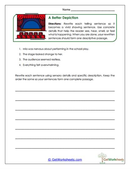 A Better Depiction Worksheet