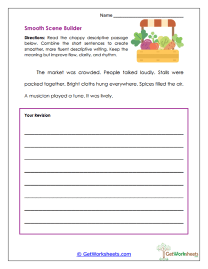 Smooth Scene Builder Worksheet