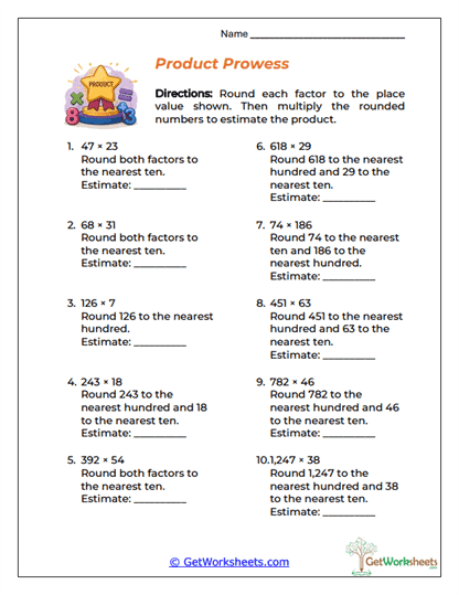 Product Prowess Worksheet