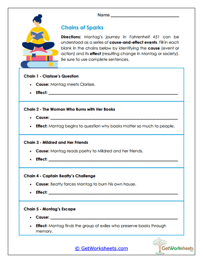 Cause-Effect Chains Worksheet