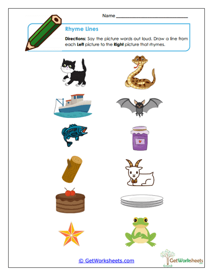 Picture Lines Worksheet