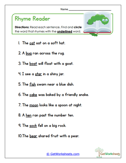 Check & Mark Worksheet