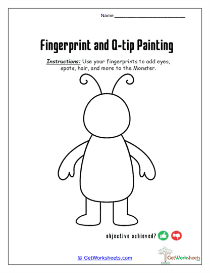 Caterpillar Color Builder Worksheet