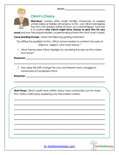 Clinch's Choice Worksheet