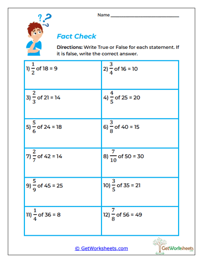 Fact Check Worksheet