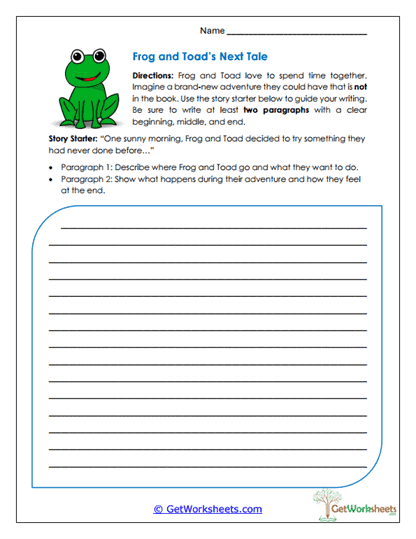 Next Tale Worksheet