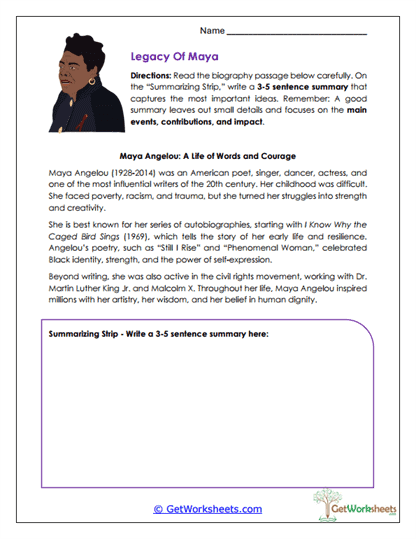 Legacy of Maya Worksheet