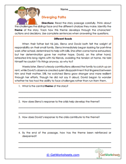 Sibling Strength Worksheet