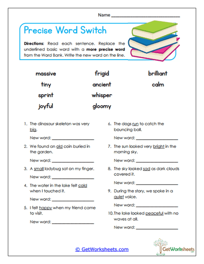 Meaning Sort Challenge Worksheet
