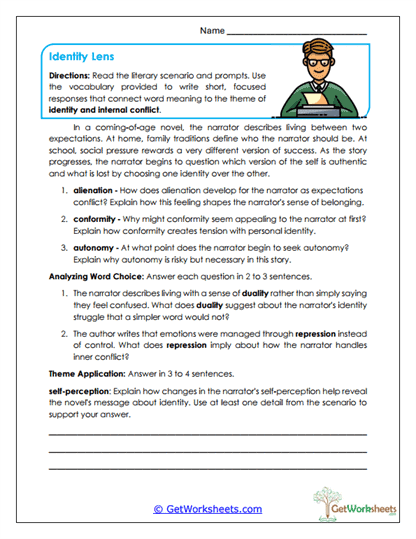 Identity Lens Worksheet