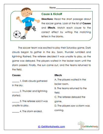 Cause and Kickoff Worksheet