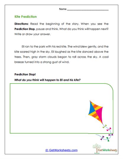 Kite Prediction Worksheet