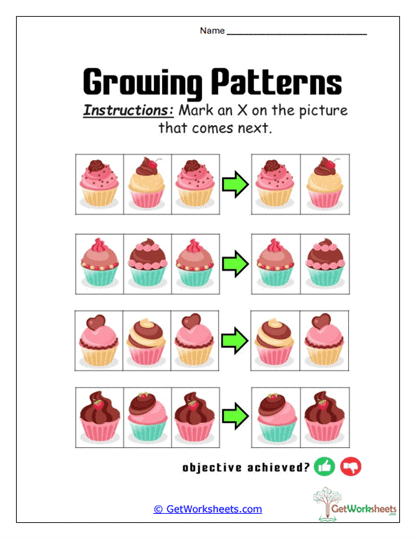 Cupcake Alternation Worksheet