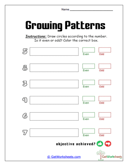 Circle Pair Builder Worksheet