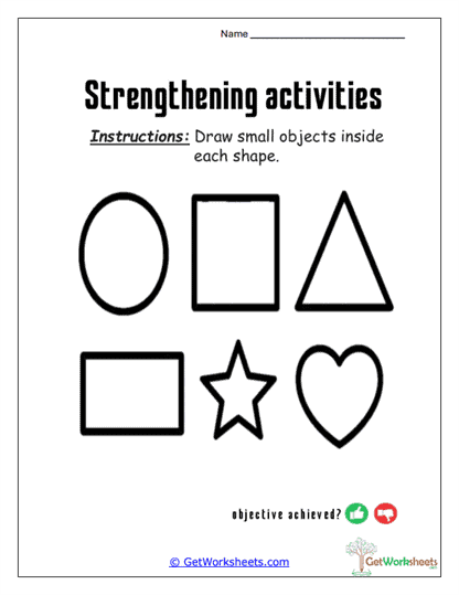 Scissor Skills Practice Worksheet