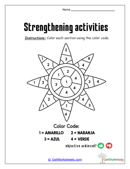 Shape Trace & Control Worksheet