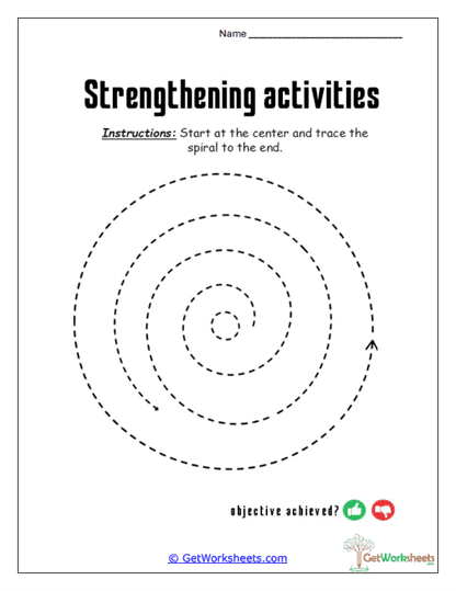 Fine Motor Maze & Trace Worksheet