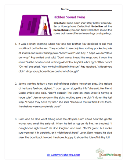Hidden Sound Twins Worksheet