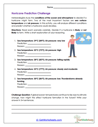 Prediction Challenge Worksheet