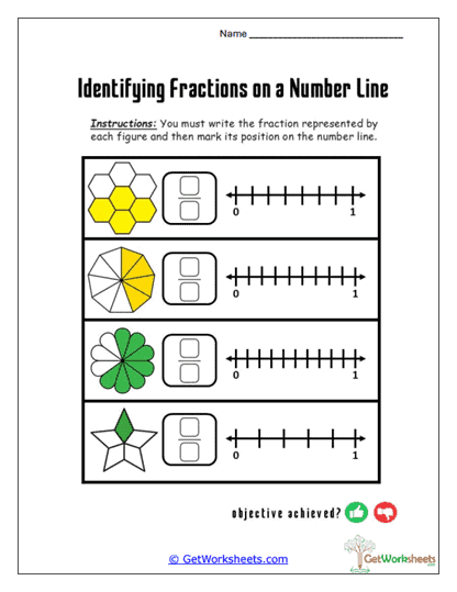 Shape Fraction Path Worksheet