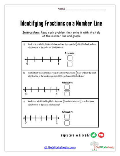 Fraction Situations Worksheet
