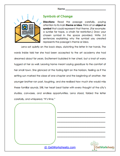 Symbols of Change Worksheet