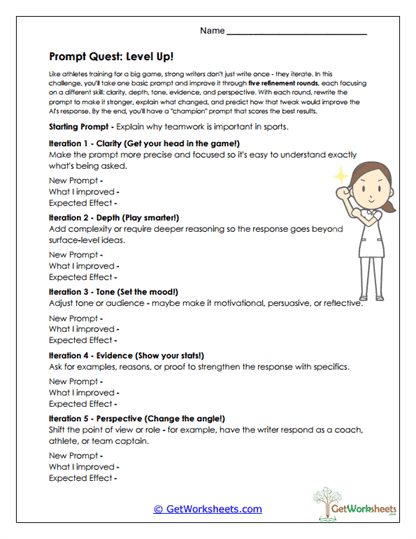 Prompt Quest Worksheet