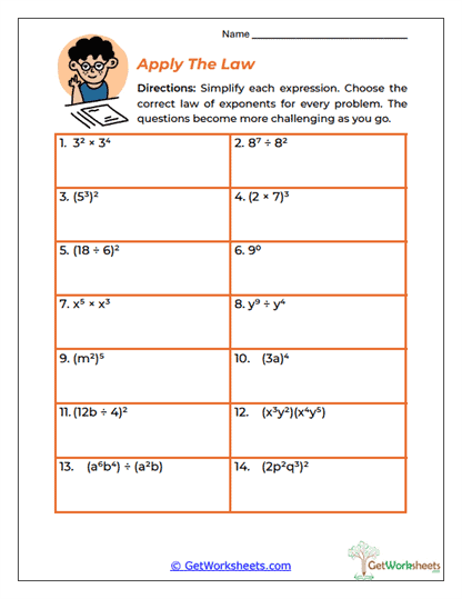 Apply the Law Worksheet