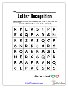 Worksheet Activity Identifying Letter R Search for R Worksheet - Letter Identification Practice