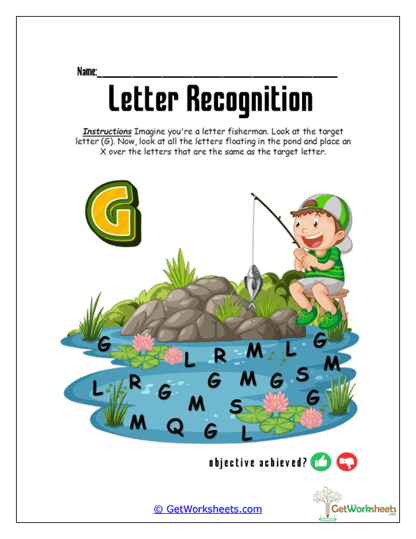 G-Pond Challenge Worksheet