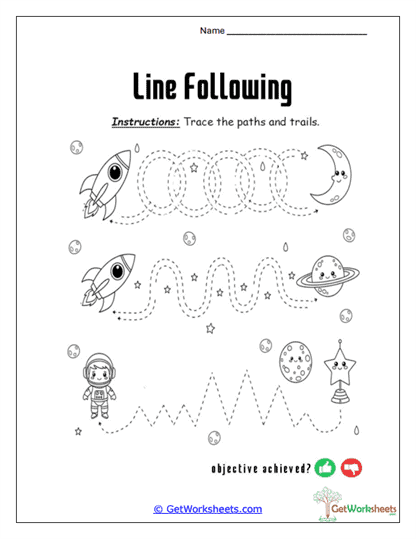 Line Control Challenge Worksheet
