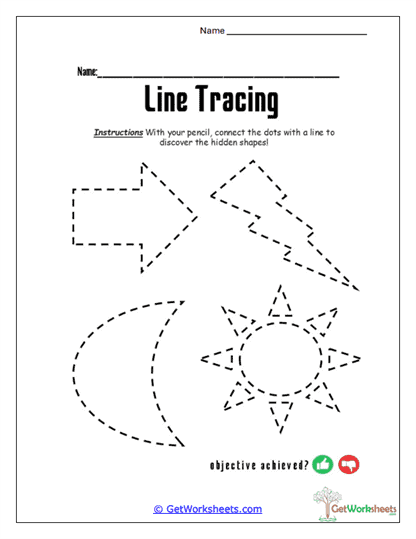Directional Tracing Worksheet