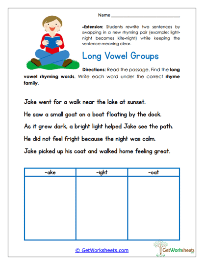 Word Ladder Worksheet