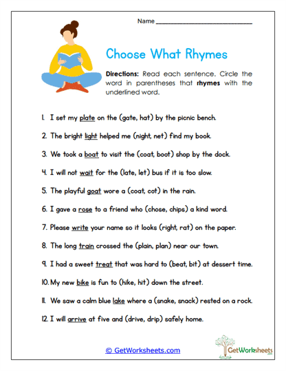 Vowel Path Worksheet