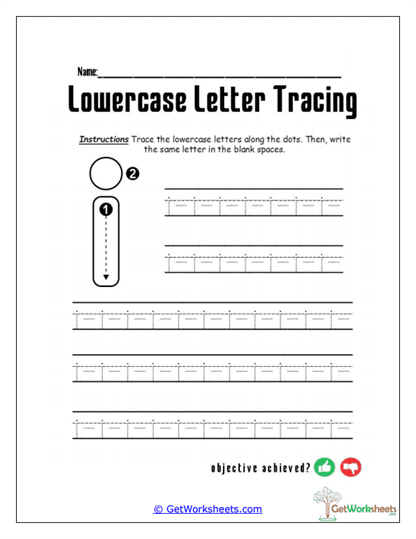 i Follow the Letter Path Worksheet