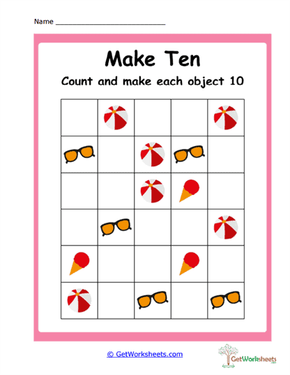 Making 10 Worksheets