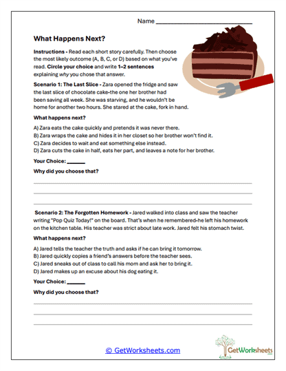 Choose-the-Outcome Challenge Worksheet