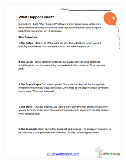 Next-Step Predictor Worksheet