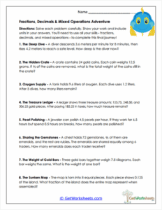 Mixed Operations Worksheets - GetWorksheets.com