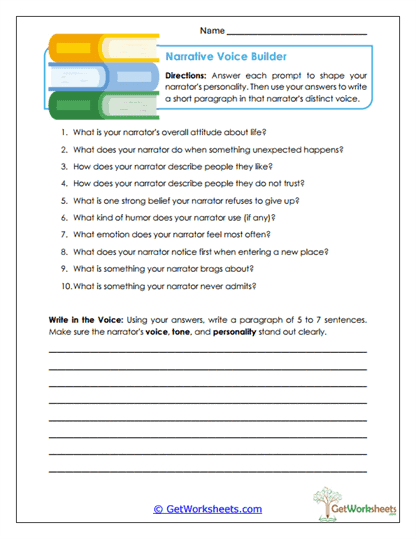 Voice Builder Worksheet
