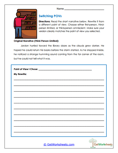 Point-of-View Rewrite Worksheet