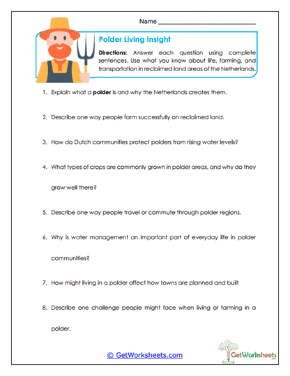 Polder Analysis Worksheet