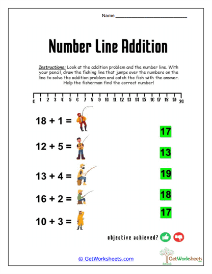 Mixed Addition Practice With Visual Support Worksheet