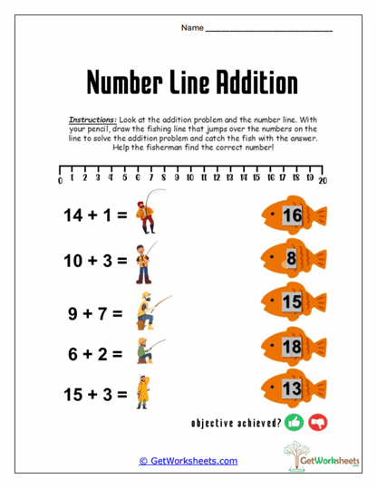 Fishing for Sums Worksheet