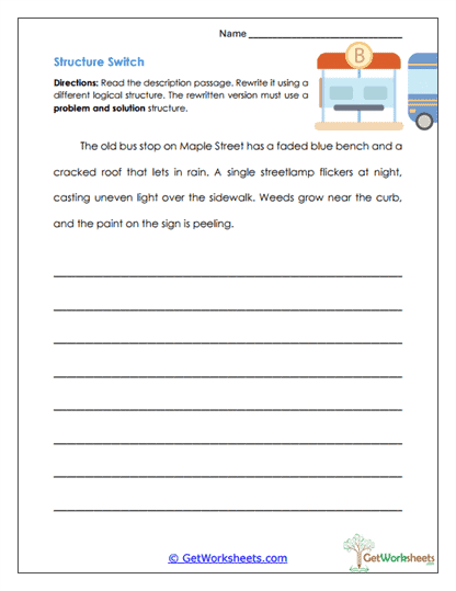 Structure Transformation Worksheet
