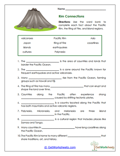 Rim Connections Worksheet