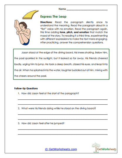 Express The Leap Worksheet