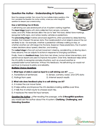 Question the Author Worksheet